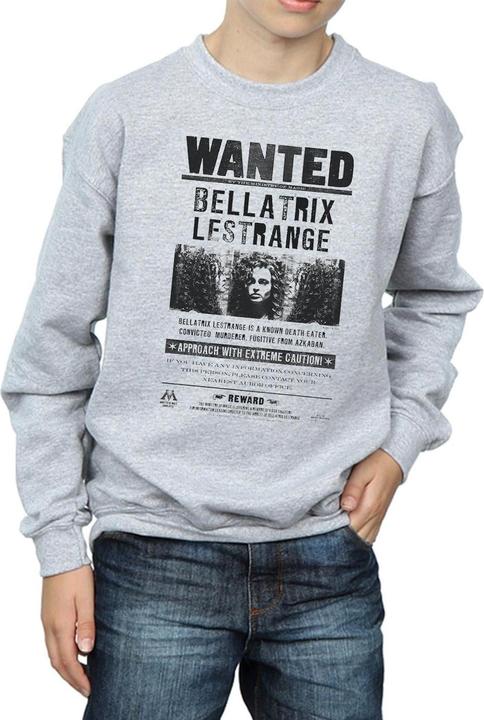 Produktbild Bellatrix Lestrange Wanted Sweatshirt Jungen (116)