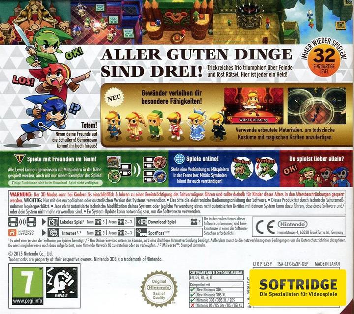 Produktbild Nintendo The Legend of Zelda: Tri Force Heroes (3DS, DE)