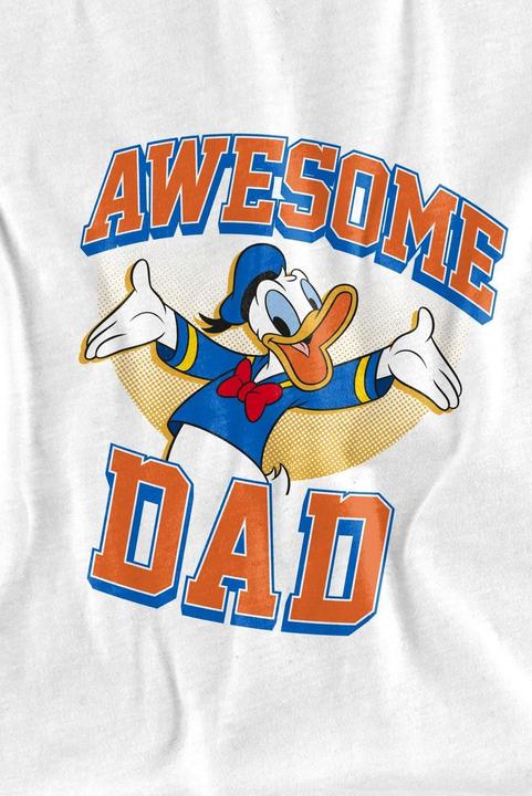 Actual product image Disney Mens Awesome Dad Donald Duck T-Shirt (S)