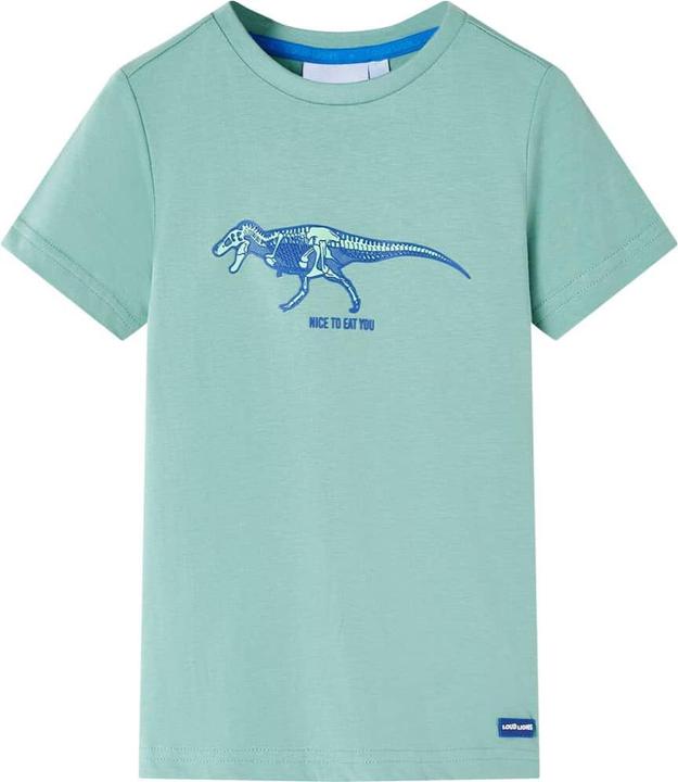 Produktbild VidaXL Kinder-T-Shirt Helles Khaki 128,Material: 100 (128)