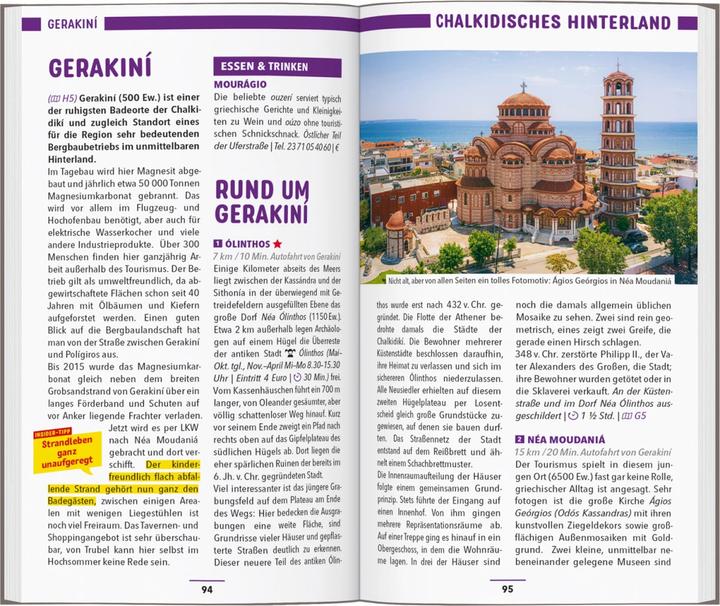 Produktbild Reiseführer Chalkidikí, Thessaloníki (Deutsch, Klaus Bötig, 2024)
