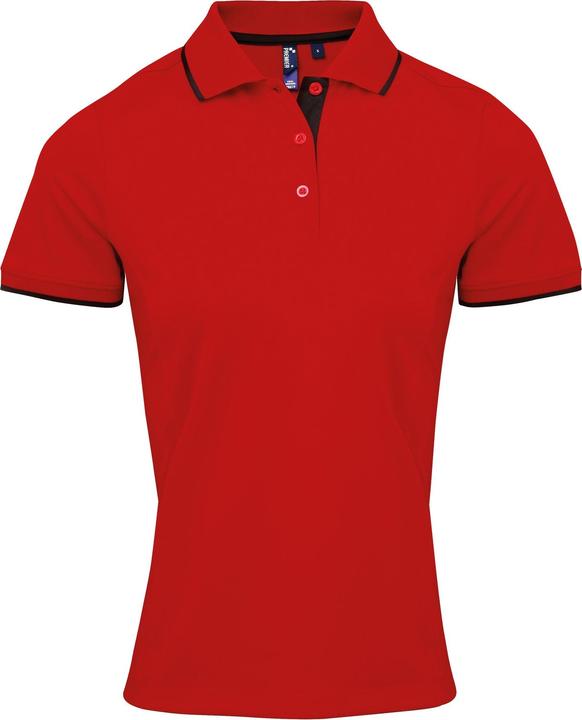 Premier Kontrast CoolKaro Polo Shirt