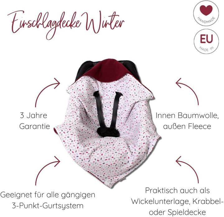 Image du produit HOBEA-Germany Einschlagdecke für Babyschale