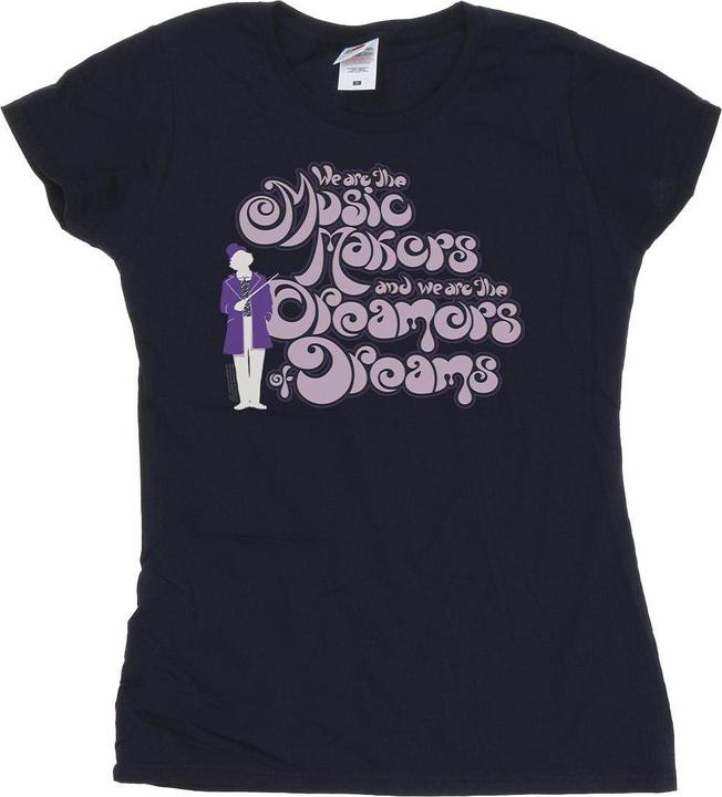 Immagine prodotto Willy Wonka & the Chocolate Factory Dreamers Text Maglietta Donna (S)
