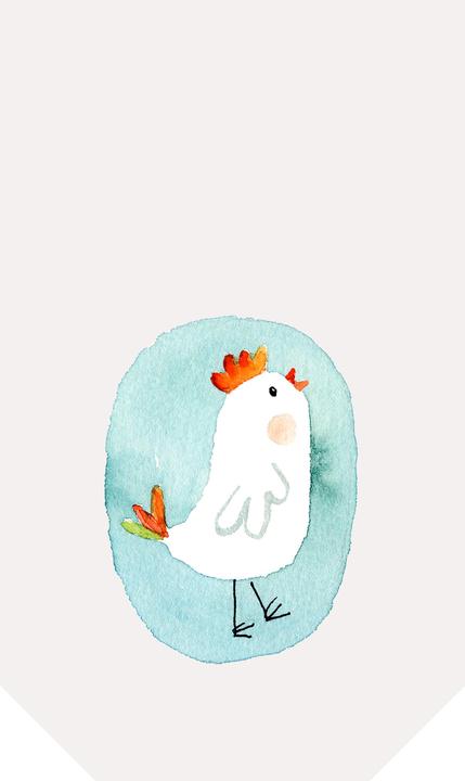 Produktbild Braun + Company Klarsichttüte Blue Chick 10 Stück (10 x)