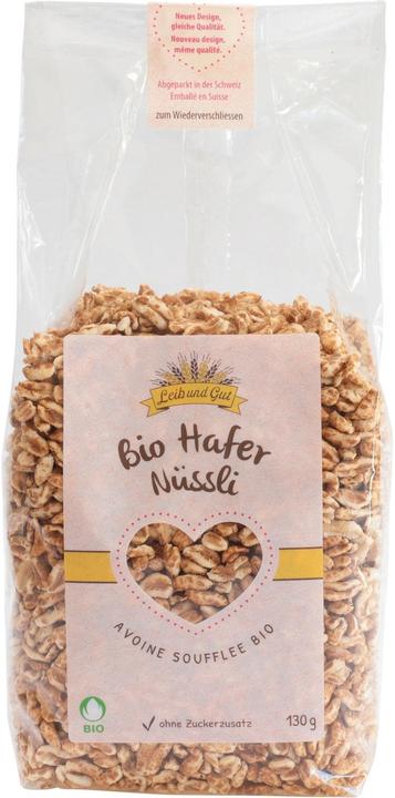 Produktbild Leib und Gut Bio Hafer Nüssli 130 g (130 g)
