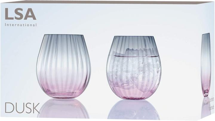 Produktbild LSA 2er Set Dusk Becher 425ml Rosa Grau (0.43 l, 2 x)