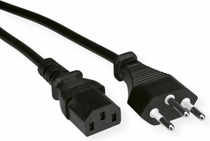 Value Netzkabel Schweiz T12 auf C13 (1.80 m)
