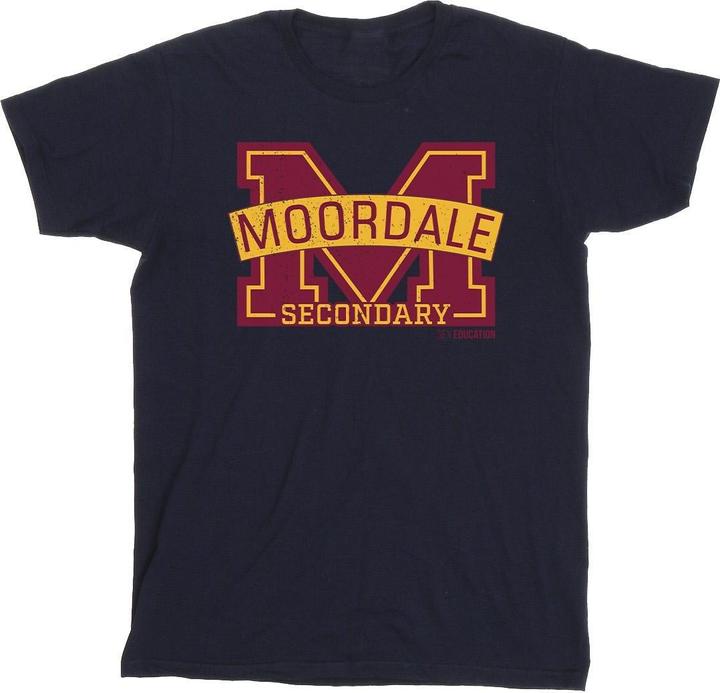 Netflix Sex Education Moordale Cracked M Logo 2 TShirt
