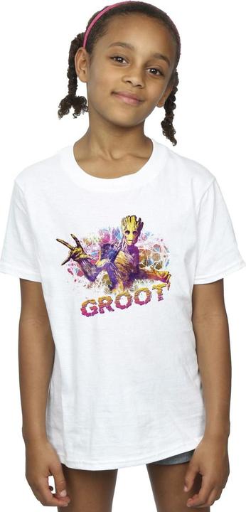 Produktbild Guardians Of The Galaxy Abstract Groot TShirt Mädchen (140, 146)