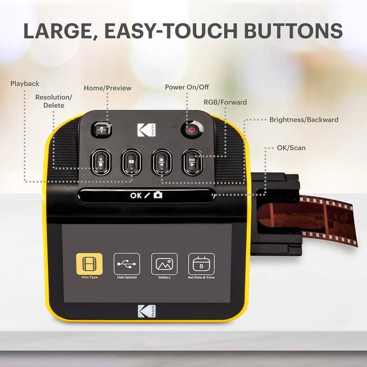 Productafbeelding Kodak Slide N Scan digitale filmscanner (USB, HDMI, SD-kaart)