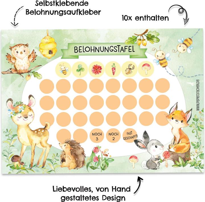 Produktbild Papierdrachen Belohnungstafel Set