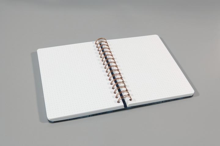 Actual product image Jolie Spiral notebook (A5, Checked, Hardcover)