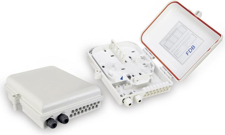 Produktbild Digitus Outdoor FTTH Box für 16 Kabel und 16x LC/DX oder 16x SC/SX