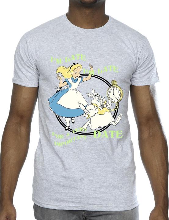Immagine prodotto Disney Maglietta di Alice nel Paese delle Meraviglie: "Sono in ritardo". (S)