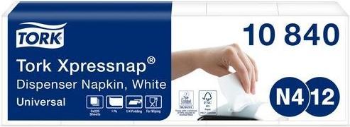 Actual product image Tork 1.125 Servietten Xpressnap® weiss (1125 x, 33 x 21.5 cm)
