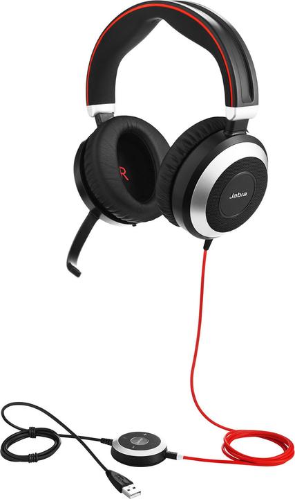 Immagine prodotto Jabra Evolve 80 (Cablato, USB-C)