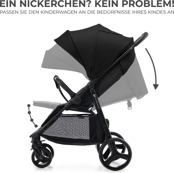 Actual product image KinderKraft Baby Stroller RINE CLASSIC BLACK