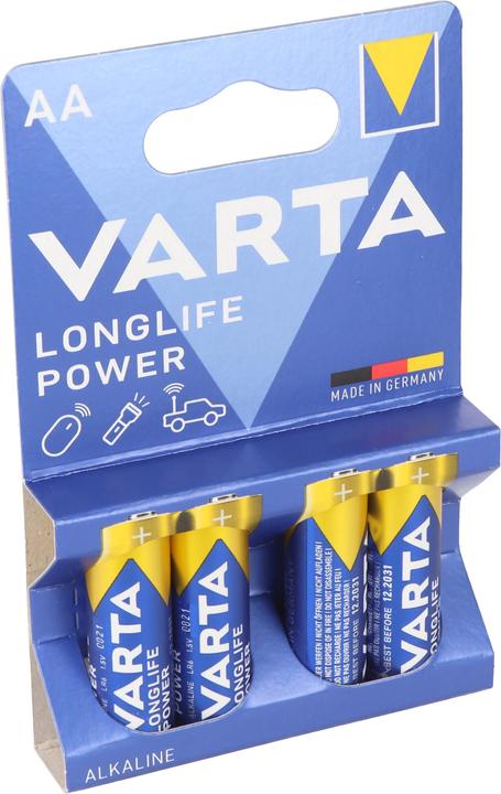 Immagine prodotto Varta potenza a lunga durata (4 pz., AA, 2960 mAh)