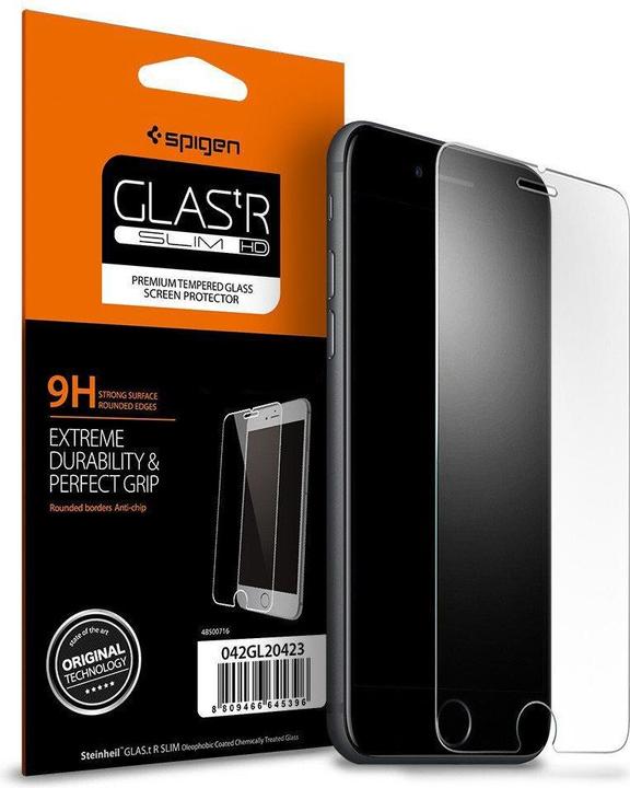 Actual product image Spigen Glass.tR Slim HD (1 Piece, Apple iPhone SE (2nd Gen))
