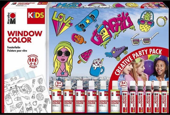 Marabu Window Color Party (Multicoloured, 80 ml)