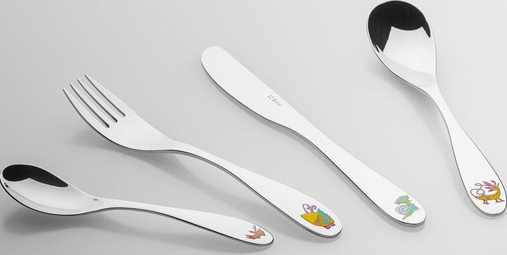 Produktbild Sola Kinderbesteckset Kids World 2, 4-tlg