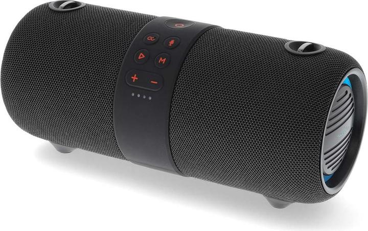 Nedis Bluetooth-Lautsprecher - max. Batteriespielzeit: 6.5 Std - Handgerät - 40 W - Stereo - Eingeba (6.50 h, Netzbetrieb)