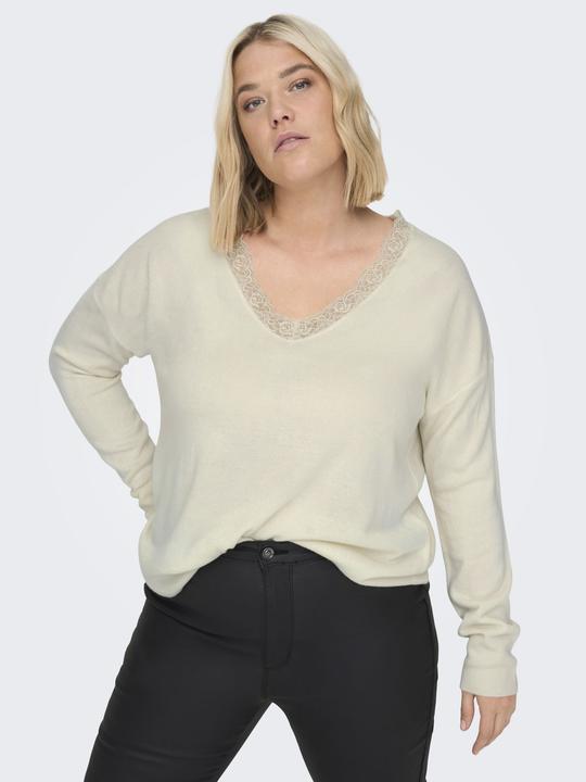 Produktbild Only Curvy V-Ausschnitt Strickpullover (M)
