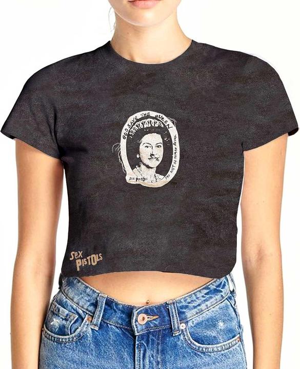 Produktbild Sex Pistols God Save The Queen Crop Top (M)