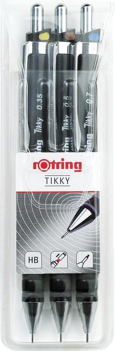 Actual product image Rotring Tikky (0.70 mm, HB, 3 x)