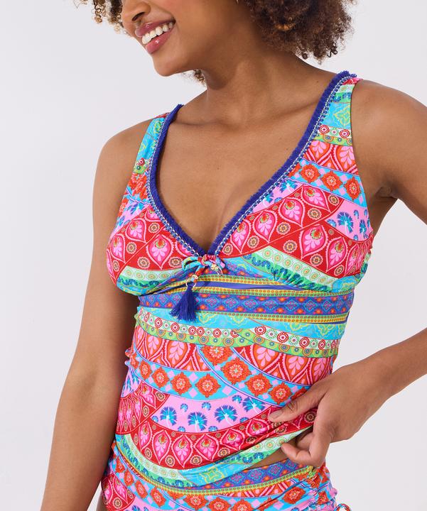 Immagine prodotto Joe Browns Patchwork Tassel Trim Tankini Top (40)