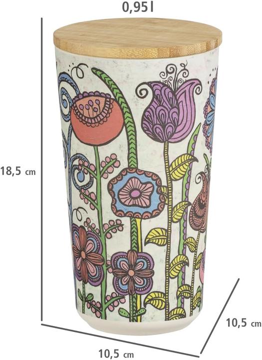 Image du produit Wenko Set de boîtes de rangement "Garden (0.95 l)
