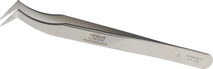 Actual product image Rs Pro Precision hooked fine tweezers,VEN No.6