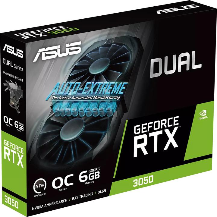 Produktbild ASUS Dual GeForce RTX 3050 OC (6 GB)
