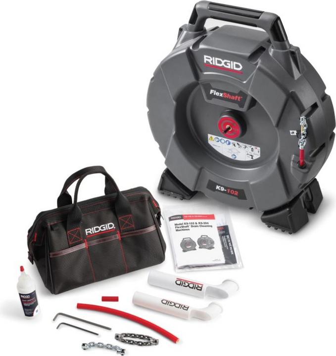 Actual product image Ridgid FlexShaft drum, 15.2 m, 1¼" - 2 (15200 mm)