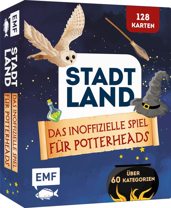 Produktbild Kartenspiel: Stadt, Land,... Das inoffizielle Spiel für Potterheads mit 128 Karten (Deutsch)