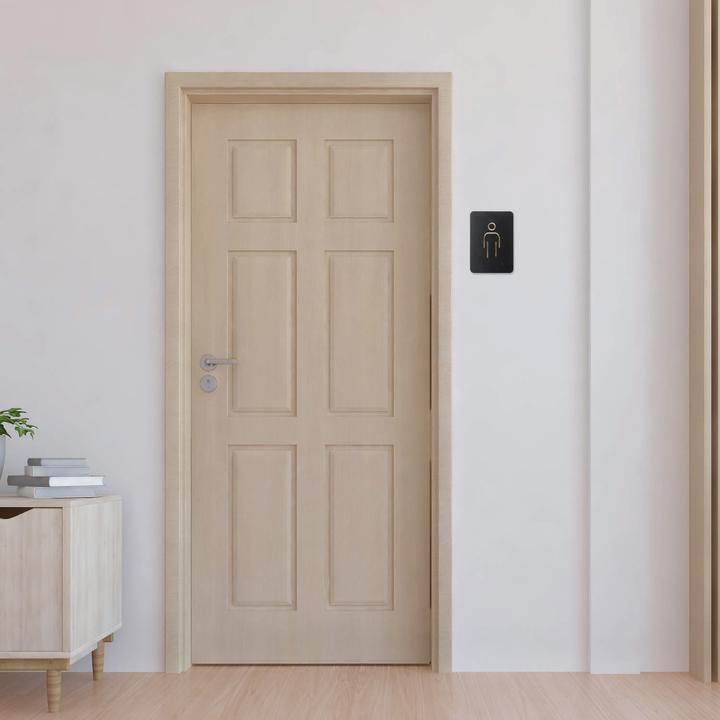 Image du produit Europel Pictogramme "WC Hommes", noir