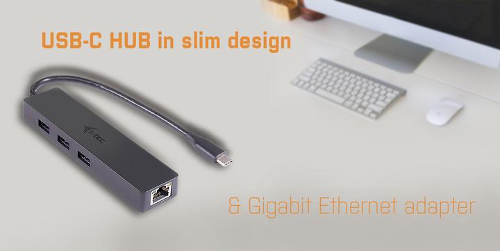 Produktbild i-tec C31gl3slim (USB-C, 4 Ports)