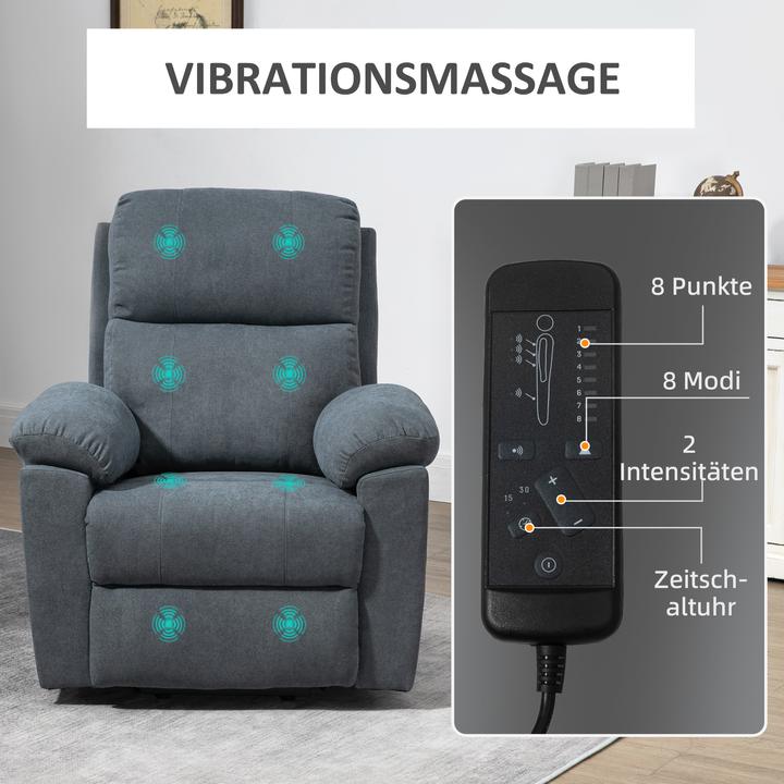 Actual product image Outsunny Armchair with stand-up aid