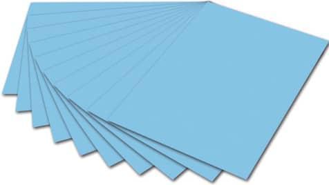 Produktbild Folia Fotokarton 300g/m2 himmelblau 50x70 cm, 1 Bogen mit EAN-Code (1 x)