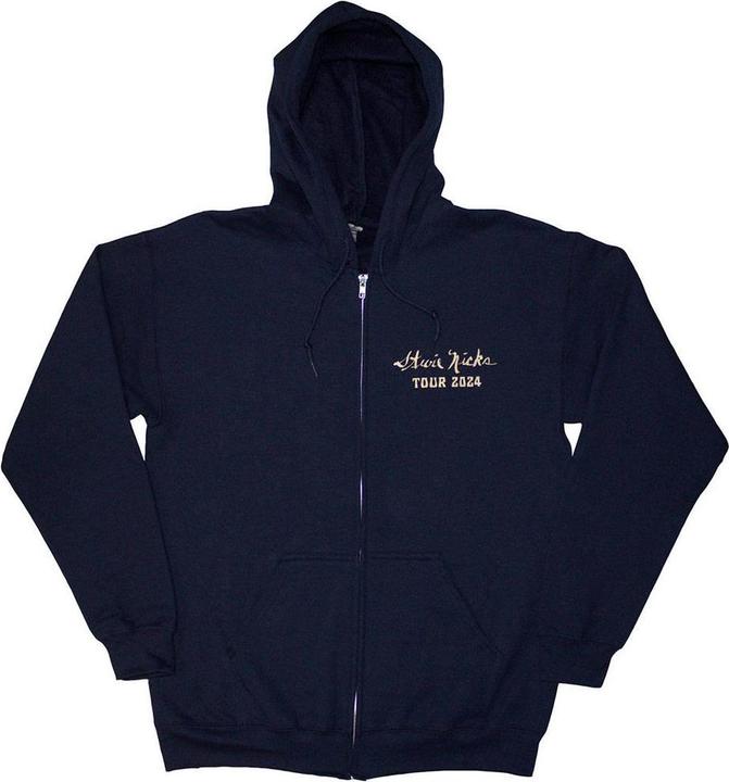 Stevie Nicks Tour '24 Hoodie mit durchgehendem Reissverschluss Rückseitiger Aufdruck