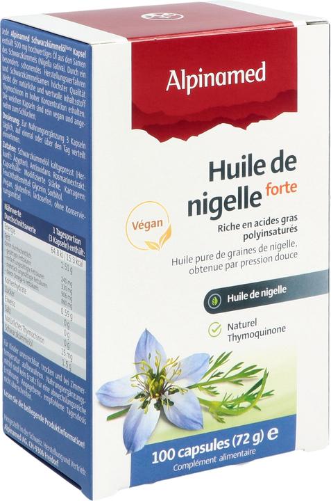 Image du produit Alpinamed Huile de cumin noir (100 pièce(s), Capsules, 112 g)