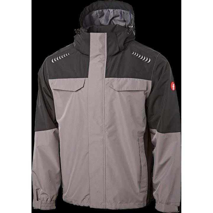 Produktbild Magni Regenjacke Plus grau/schwarz Gr. S Fortis Elements (S)