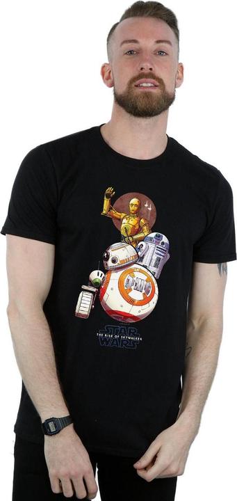 Produktbild Star Wars The Rise Of Skywalker Droids Illustration TShirt (M)