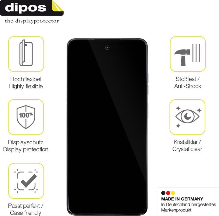 Immagine prodotto Dipos 3D Full-Cover Pellicola Protettiva (1 Pezzo/i, Potenza del Motorola Moto G24)