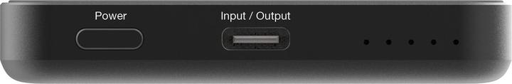 Actual product image Verbatim Charge 'n' Go Essentials Power Bank Magnetic Wireless 5000mAh Black (5000 mAh, 20 W, 18.50 Wh)