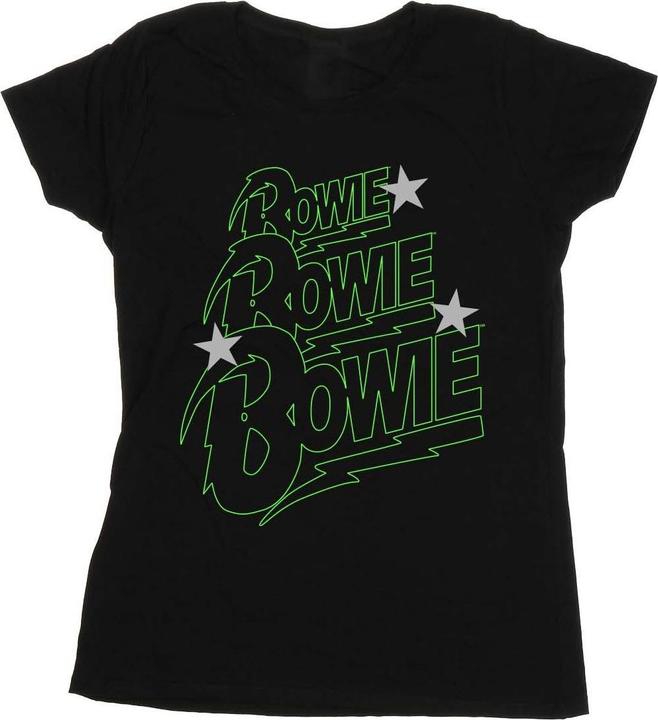 Produktbild David Bowie Multiple Neon Logo TShirt (S)