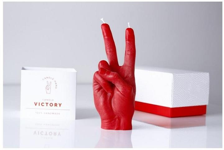 Image du produit Candle Hand Victoire (1 pcs)