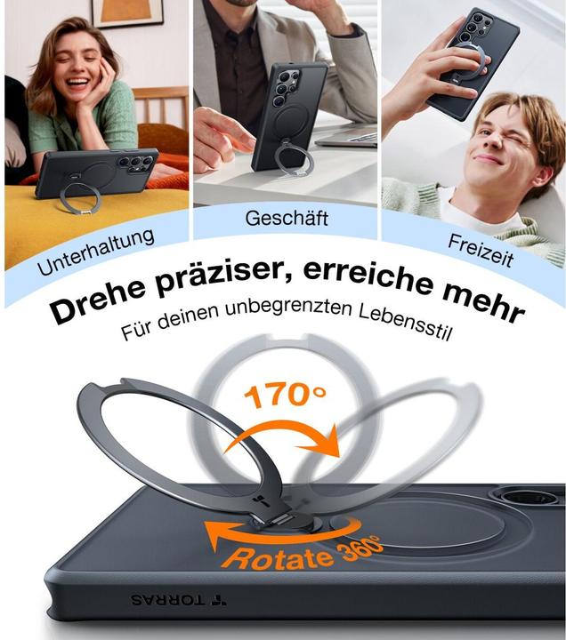Produktbild Torras Ostand Spin Series (Samsung Galaxy S25 Ultra)