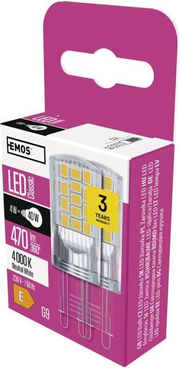 Image du produit Emos ZQ9545.2 (G9, 4 W, 470 lm, 2 x, E)
